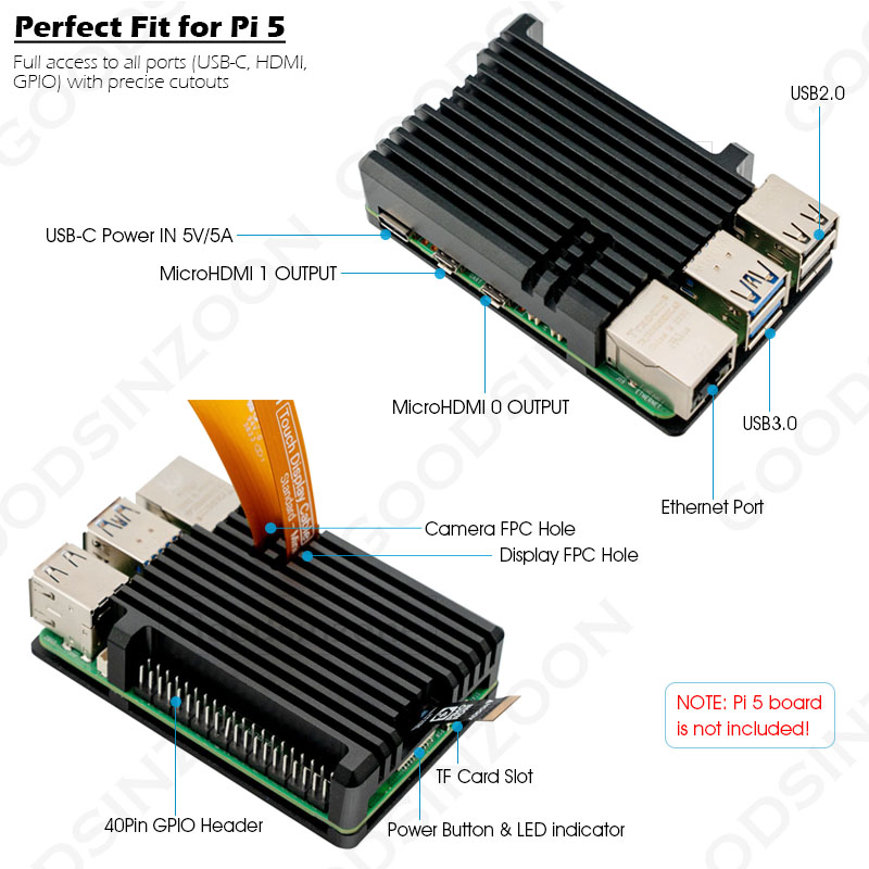 Raspberry Pi 5 アルミニウムアーマーケース - - Argon One V3 M.2 Nvme Case のレビューと価格