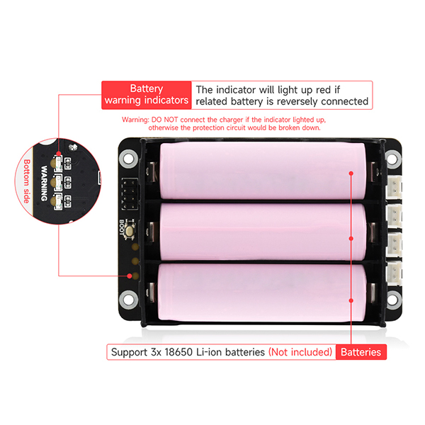 I2Cバス経由の無停電電源装置,raspberry pi 5 - Raspberry Pi Uninterrupted Power Supply Ups 18650 のレビューと価格