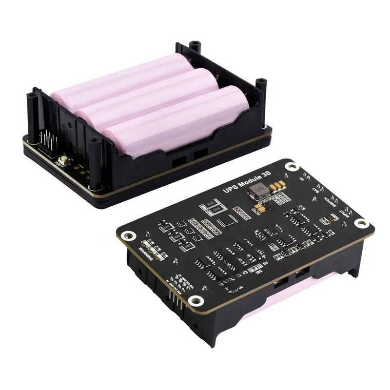 Raspberry Pi 5シリーズ用、3S出力電源モジュー - Raspberry Pi Uninterrupted Power Supply Ups 18650 のレビューと価格