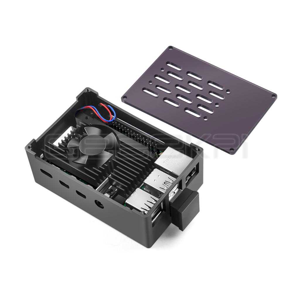 Geeekpiアルミレンガケース黒シェルとM.2 sata  - Argon One V3 M.2 Nvme Case のレビューと価格
